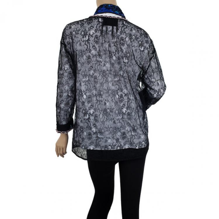 Pre Owned D and G Spark Lace &amp; Chain Jacket M