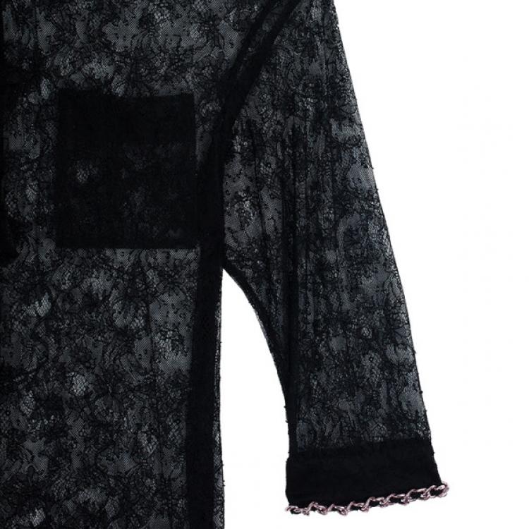 Pre Owned D and G Spark Lace &amp; Chain Jacket M