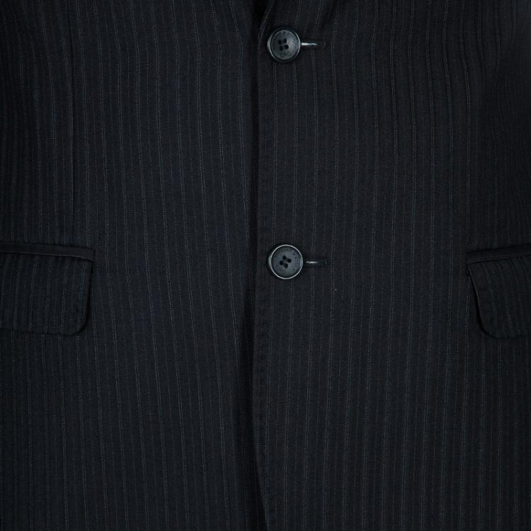 Pre Owned D&G Men's Black Striped Blazer M/L