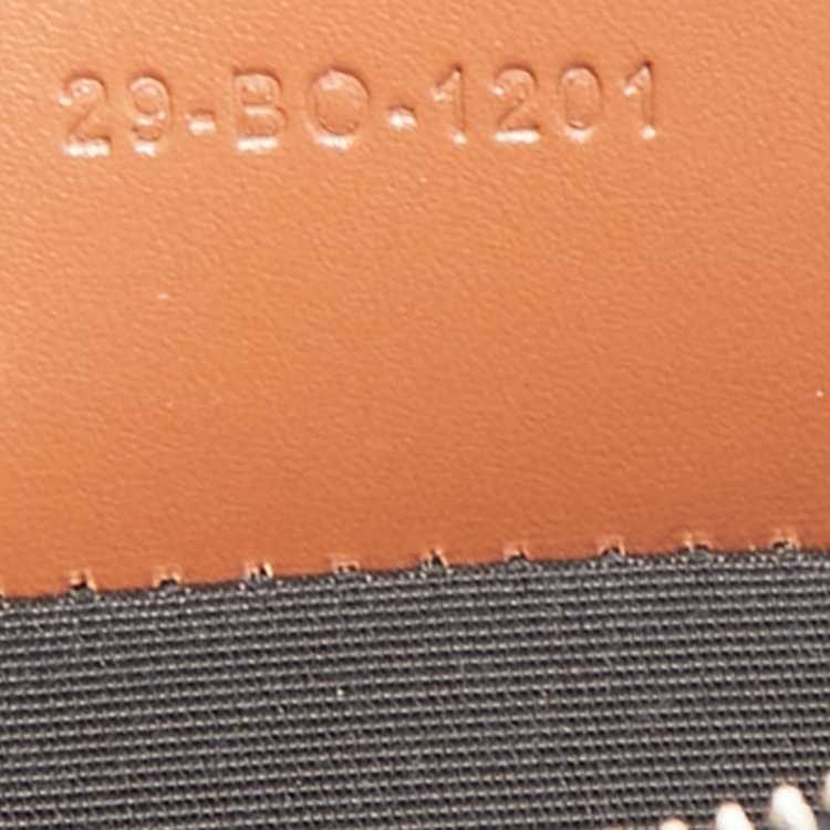 Pre Owned Dior Tan Leather On the Road Jack Kerouac Zip Pouch 