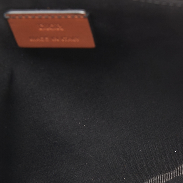 Pre Owned Dior Tan Leather On the Road Jack Kerouac Zip Pouch 