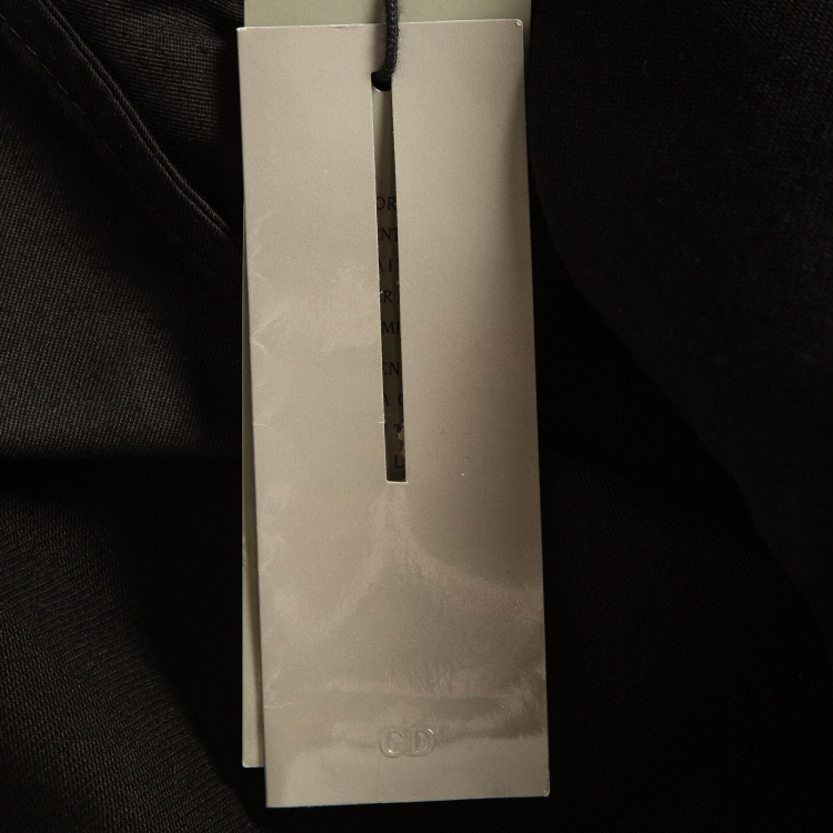 Pre Owned Dior Black Logo Printed Denim Jeans M Waist 32"