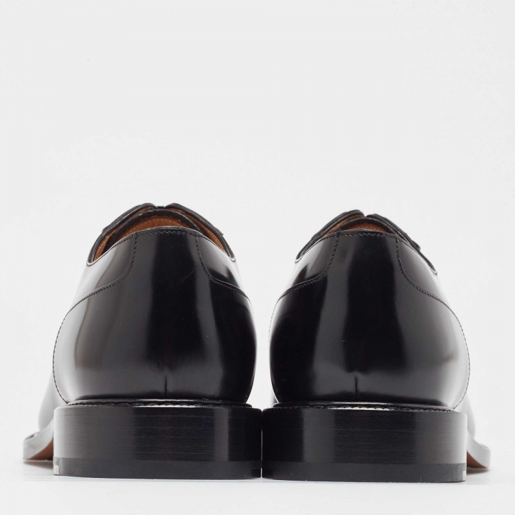 Pre Owned Dior Black Leather Evidence Derby Size 43
