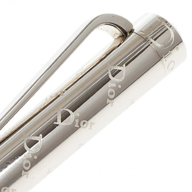 مملوكة مسبقًا Dior Stainless Steel Stylo Ballpoint Pen