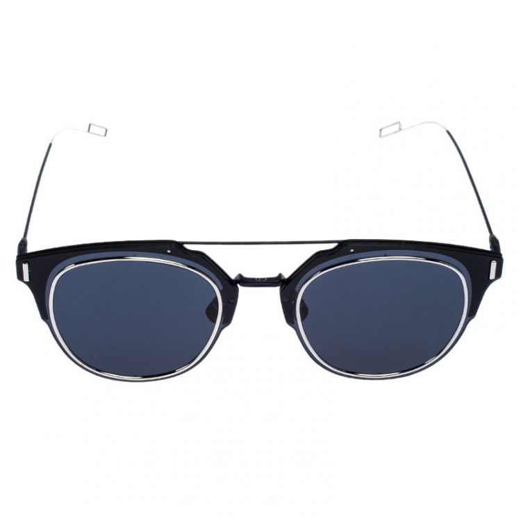 Dior composit 10 sunglasses Dior Homme Black in Metal  32580639