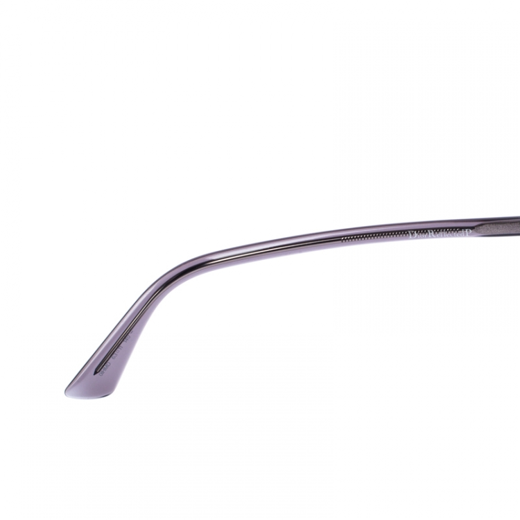 Pre Owned Dior Silver/Black Reflected P Double Bridge Sunglasses