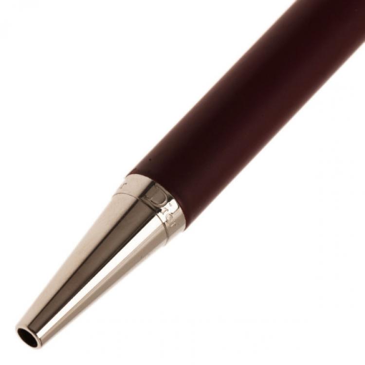 Pre Owned Dior Brown Stainless Steel and Resin Pen