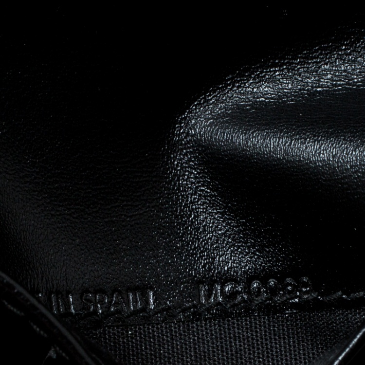Pre Owned Dior Black Diorissimo Coated Canvas Bifold Wallet