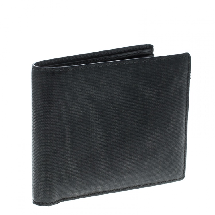 Dior Black Diorissimo Coated Canvas Bifold Wallet Dior | TLC