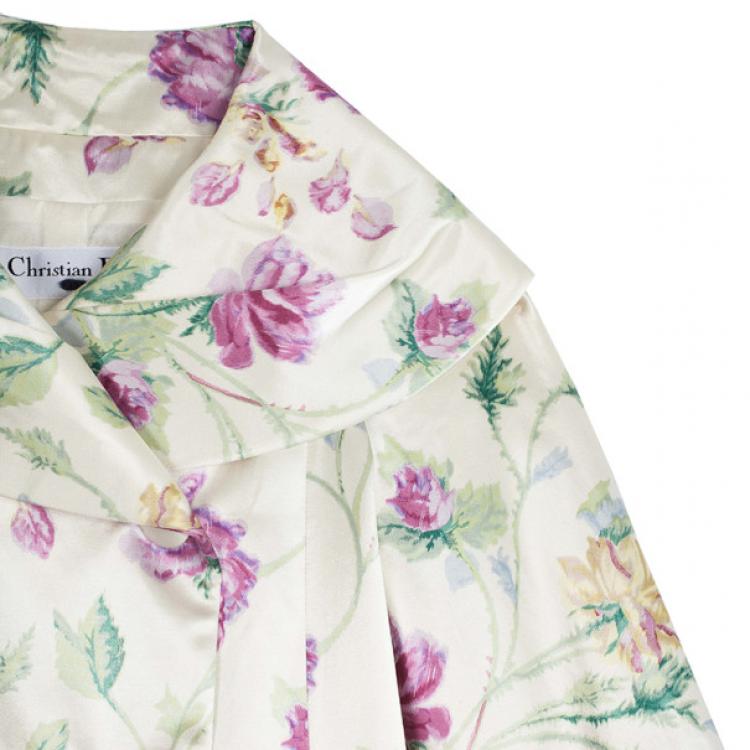 Pre Owned Dior Haute Couture Floral Bolero M