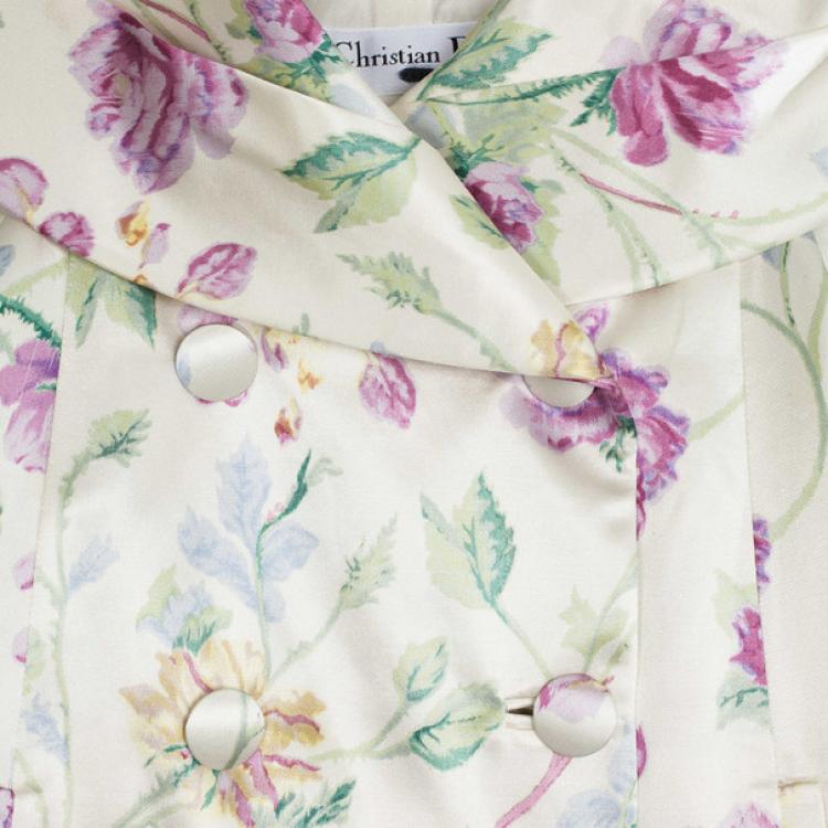 Pre Owned Dior Haute Couture Floral Bolero M