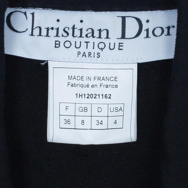 مملوكة مسبقًا Dior J'Adore Dior Black Denim Jacket S