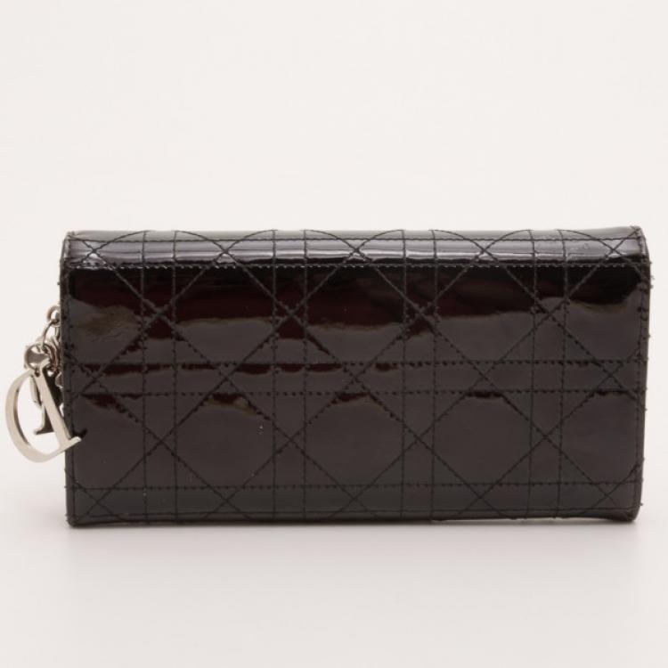 dior continental wallet