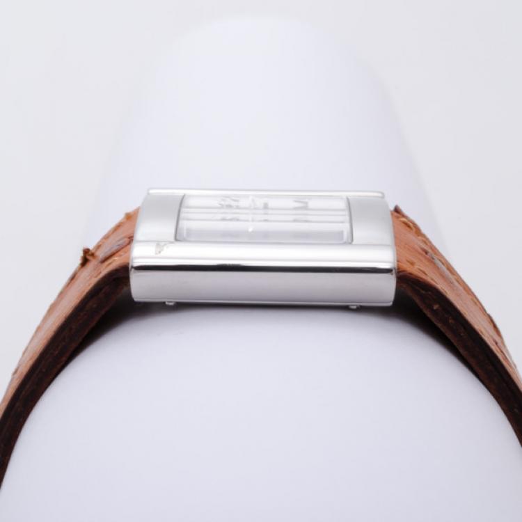 Pre Owned Dior Unisex Leather Band Watch
