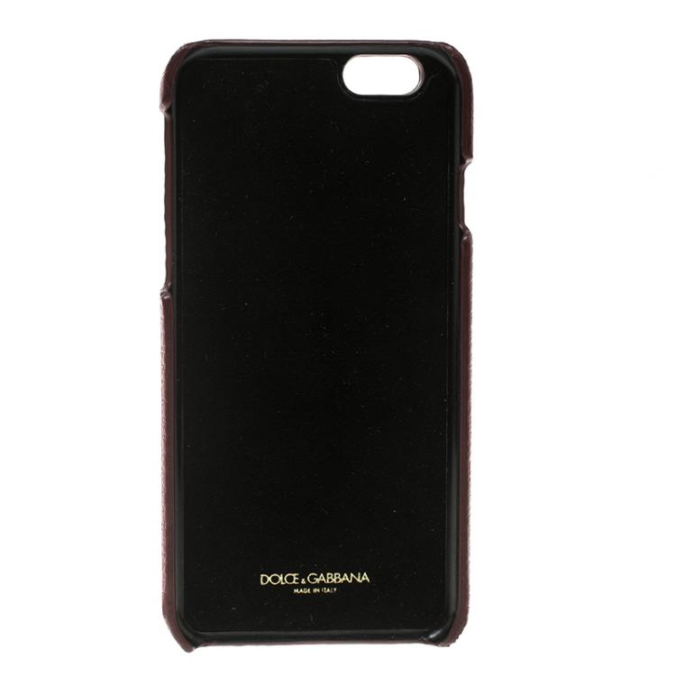 Pre Owned Dolce and Gabbana Red Iphone 6 Designer Case