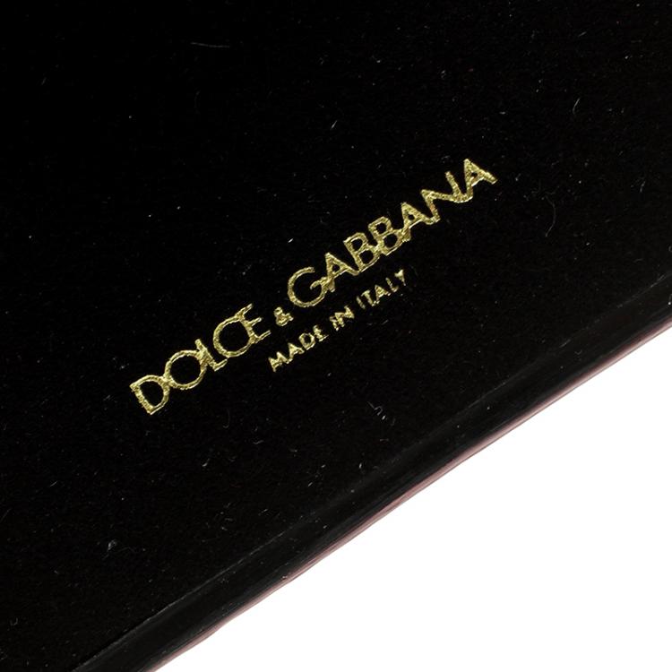 Pre Owned Dolce and Gabbana Red Iphone 6 Designer Case