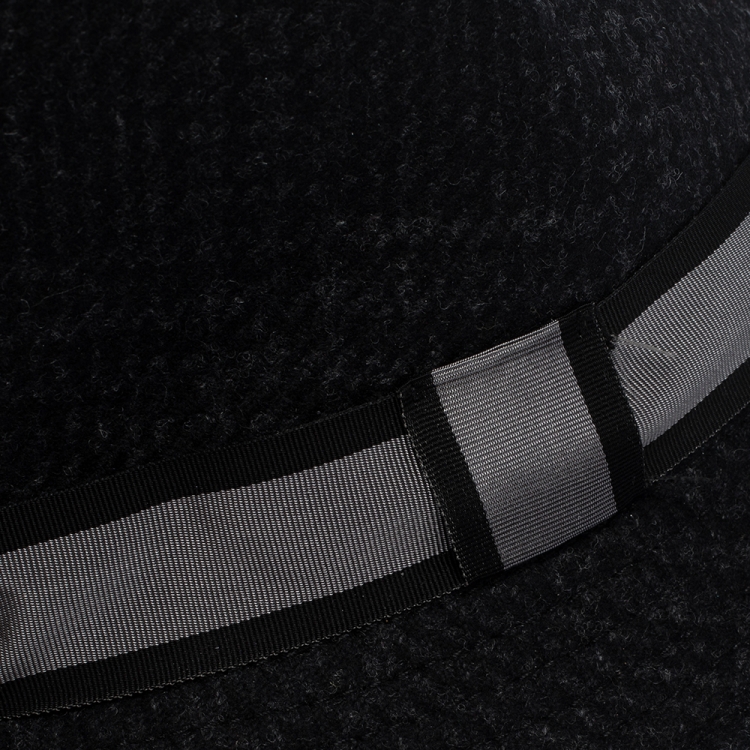 Pre Owned Dolce & Gabbana Black Cashmere Wool Bucket Hat