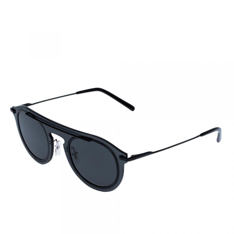 Pre Owned Dolce & Gabbana Black/Grey DG2169 Sunglasses