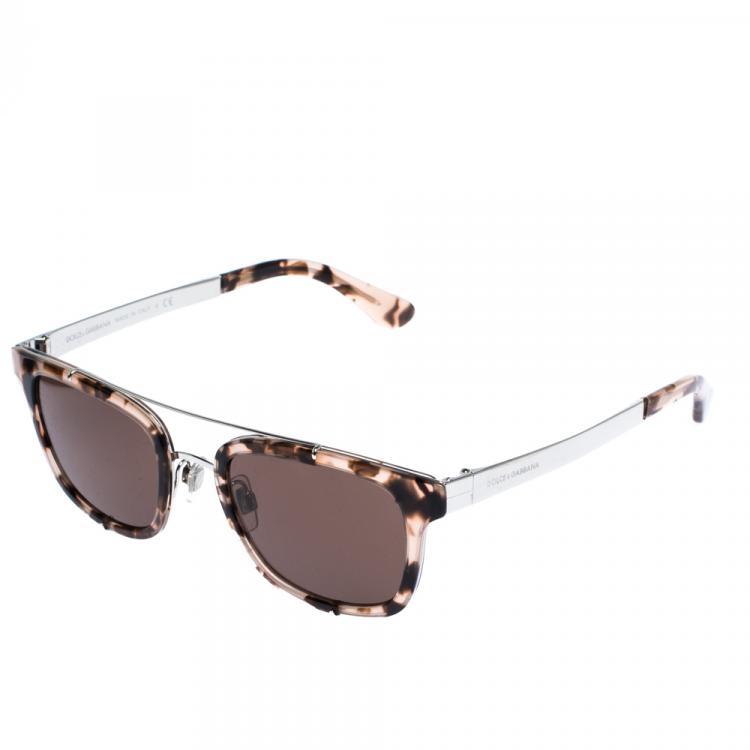 Pre Owned Dolce & Gabbana Havana/Brown DG2175 Sunglasses