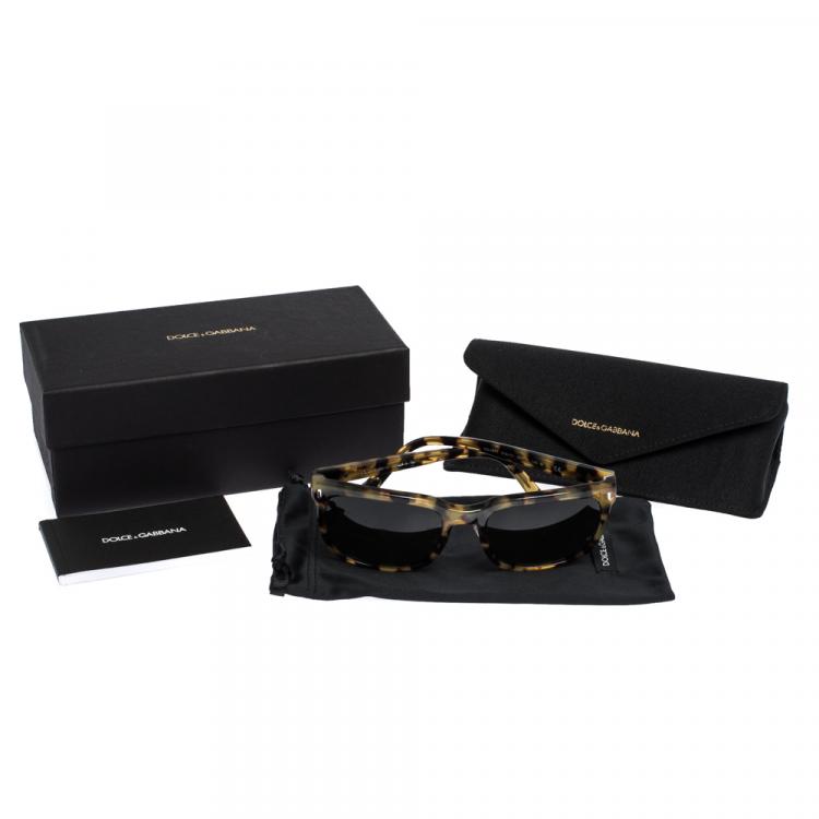 Pre Owned Dolce & Gabbana Havana/Green DG4271 Sunglasses