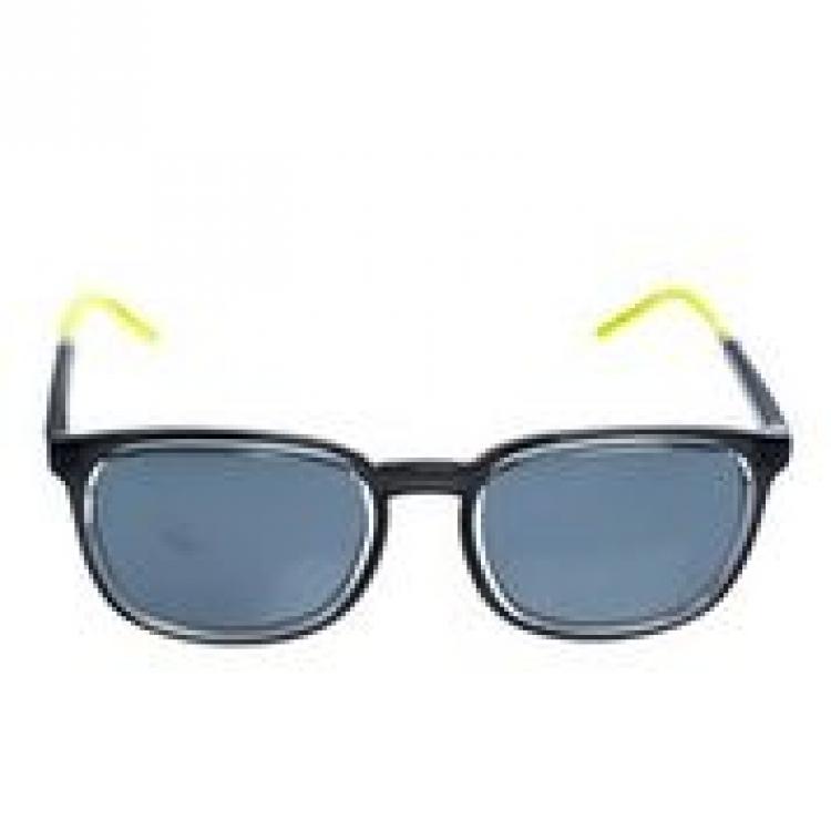 Pre Owned Dolce & Gabbana Grey / Mirrored Black DG6115 Sunglasses