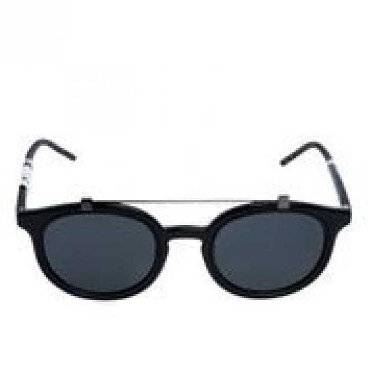 Pre Owned Dolce & Gabbana Grey/Black DG6116 Sunglasses