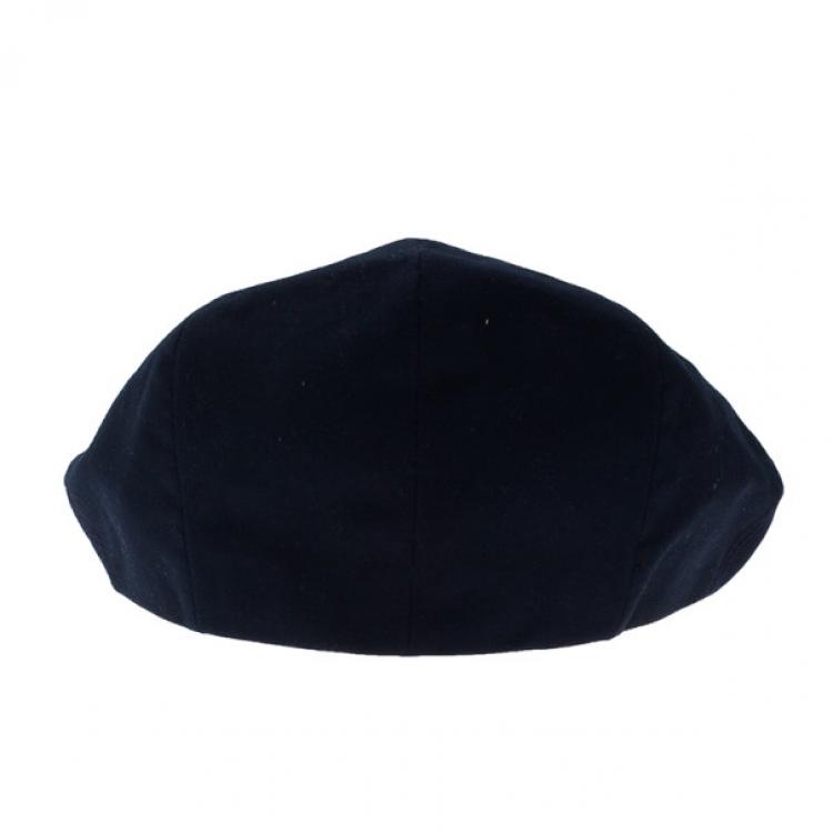Pre Owned Dolce and Gabbana Navy Cap Size 58