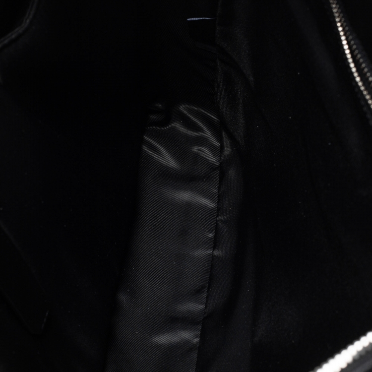 Pre Owned Dolce & Gabbana Black Leather Briefcase