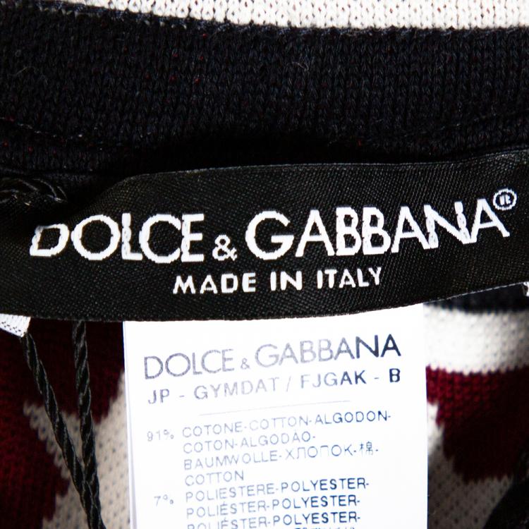 مملوكة مسبقًا Dolce & Gabbana Red DG Mania Print Jersey Shorts IT 46