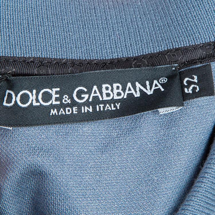 Pre Owned Dolce and Gabbana Men's Grey Marilyn Monroe Print Polo Shirt XL