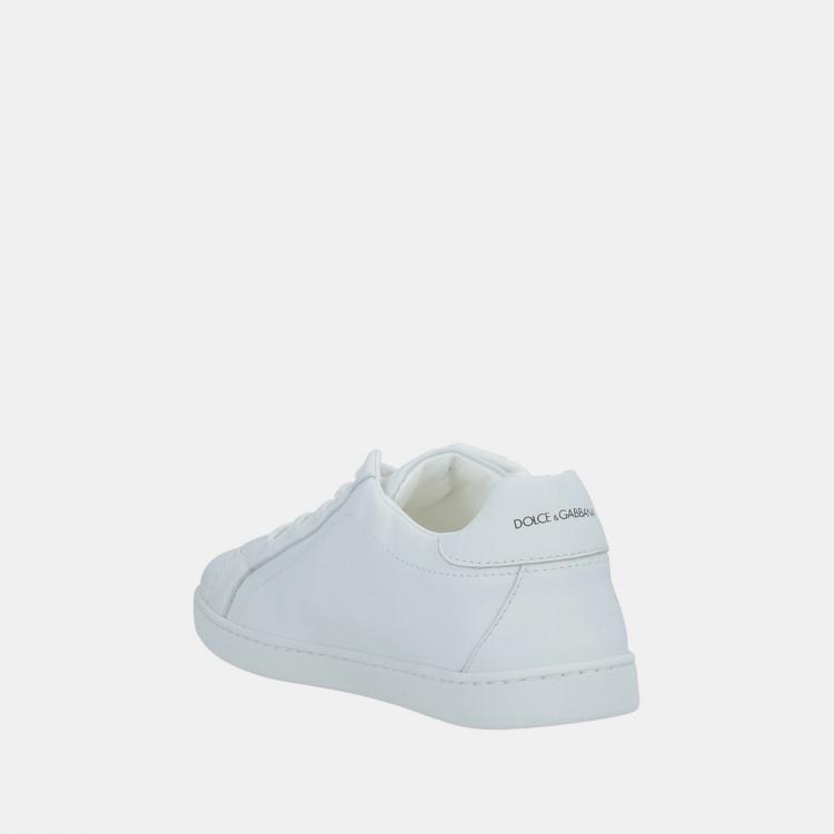 Pre Owned Dolce & Gabbana Leather Low Top Sneakers 36