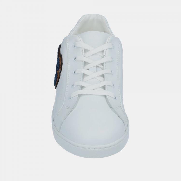 Pre Owned Dolce & Gabbana Leather Low Top Sneakers 36