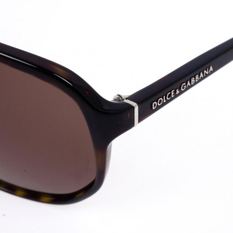 Pre Owned Dolce and Gabbana Black Men Aviators