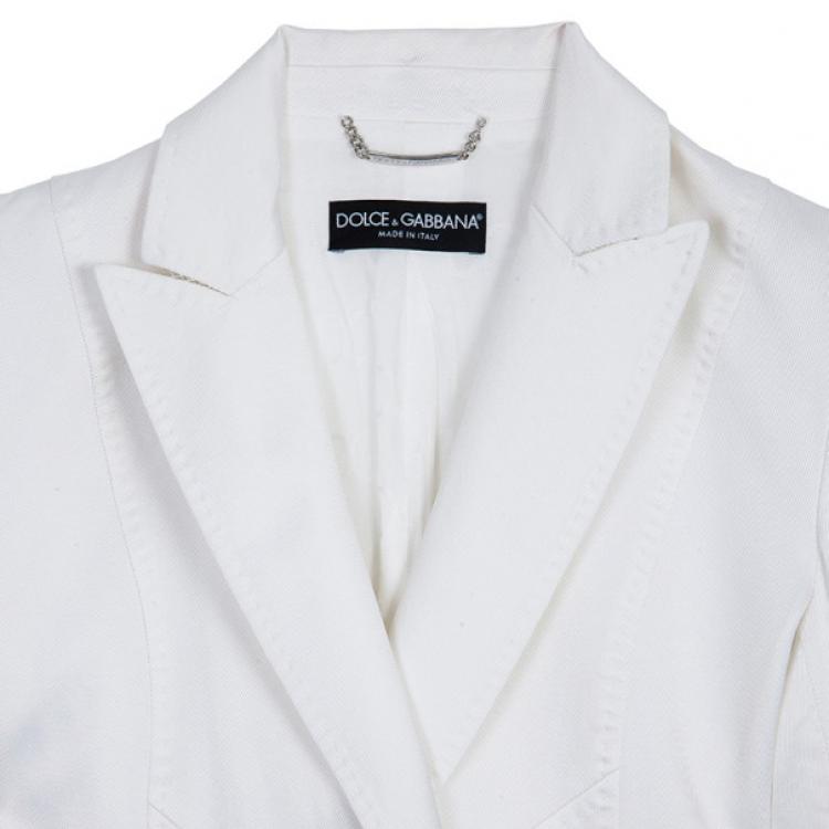 Pre Owned Dolce and Gabbana Wrap Front Jacket S