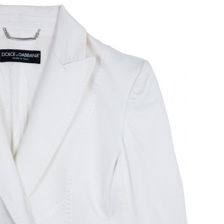 Pre Owned Dolce and Gabbana Wrap Front Jacket S