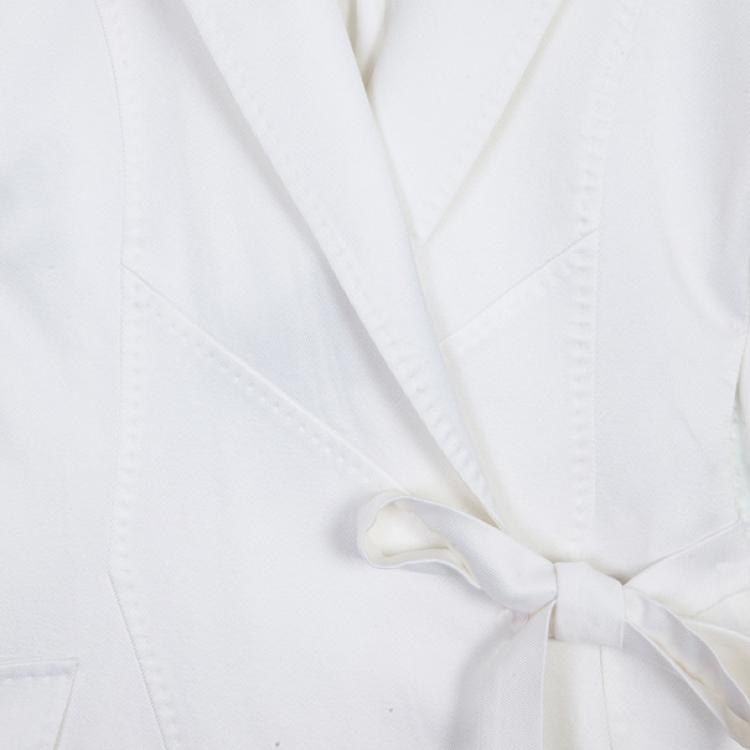 Pre Owned Dolce and Gabbana Wrap Front Jacket S