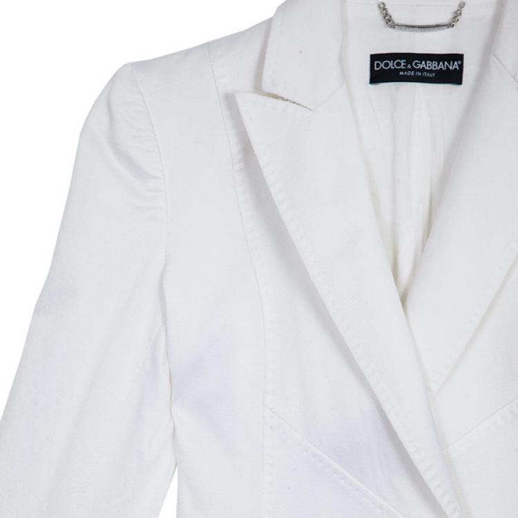 Pre Owned Dolce and Gabbana Wrap Front Jacket S