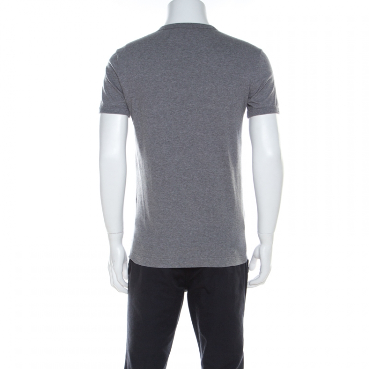 مملوكة مسبقًا Dolce and Gabbana Grey Godfather Print T-Shirt L