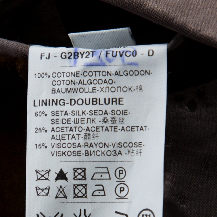 Pre Owned Dolce and Gabbana Brown Velvet Tailored Blazer M