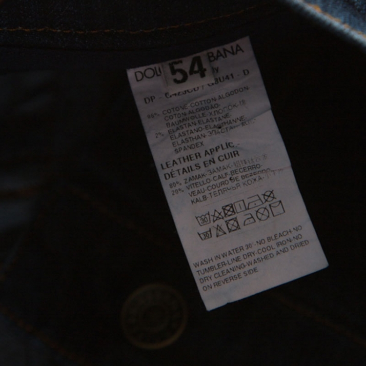 Pre Owned Dolce and Gabbana Blue Denim Slim Fit Jeans XXL