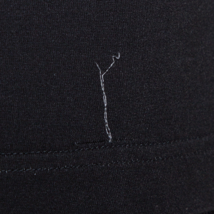 مملوكة مسبقًا Dolce & Gabbana Dark Grey Wise Monkey Print Cotton T-Shirt M