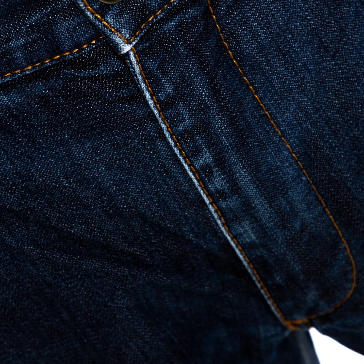 Pre Owned Dolce & Gabbana Indigo Denim Straight Leg Jeans M