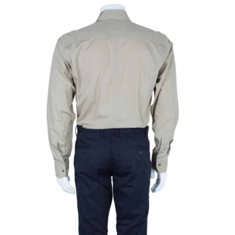 Pre Owned Dolce and Gabbana Tailored Fit Men's Shirt L