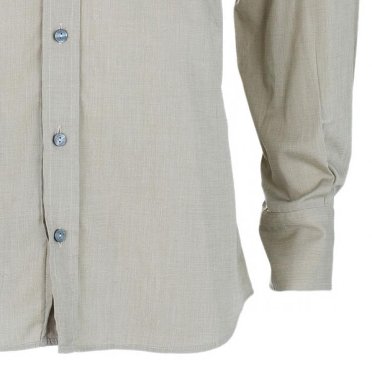 Pre Owned Dolce and Gabbana Tailored Fit Men's Shirt L