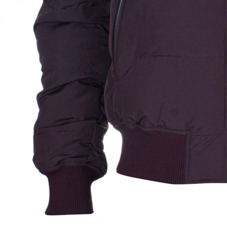 Pre Owned Dolce and Gabbana Maroon Puffer Jacket L