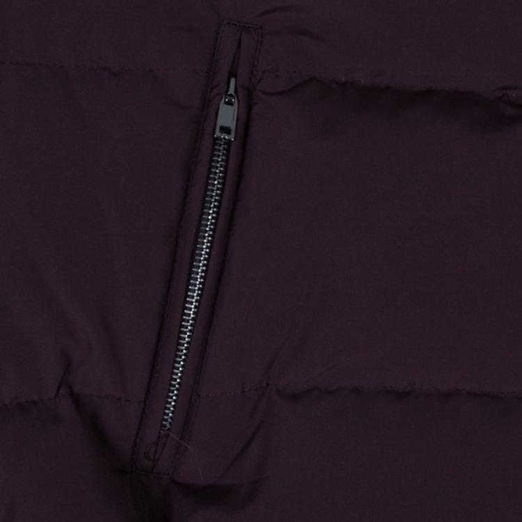 Pre Owned Dolce and Gabbana Maroon Puffer Jacket L