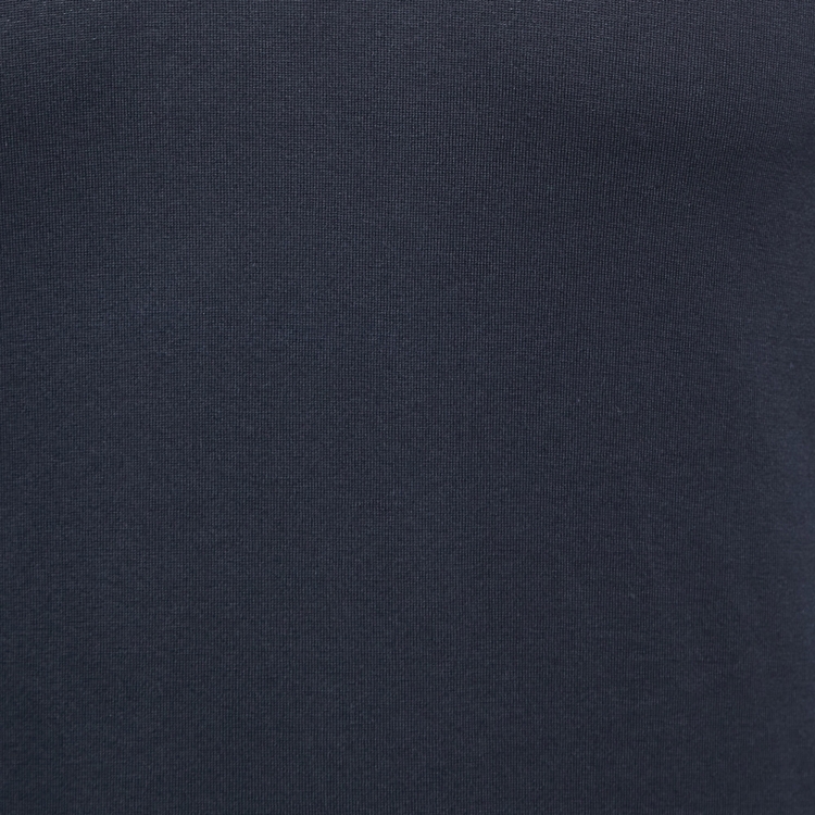 Pre Owned Dolce & Gabbana Navy Blue Cotton V-Neck T-Shirt XS