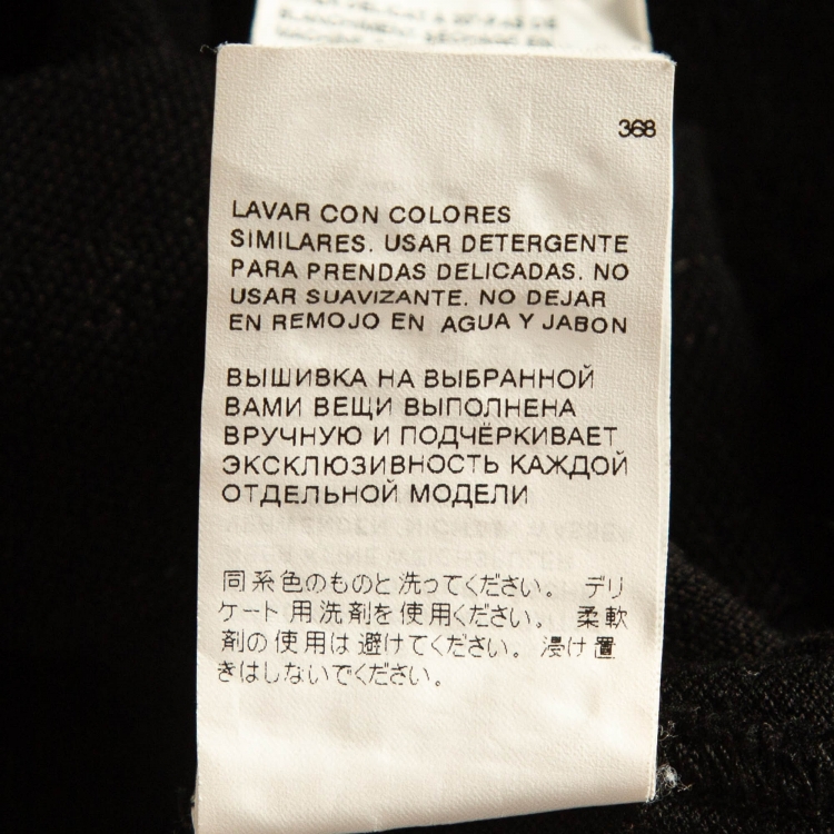 Pre Owned Dolce & Gabbana Black Leopard Print Collar Cotton Polo T-Shirt 5XL