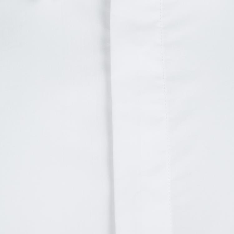 مملوكة مسبقًا Dolce and Gabbana Gold White Cotton Button Front Long Sleeve Shirt XXL