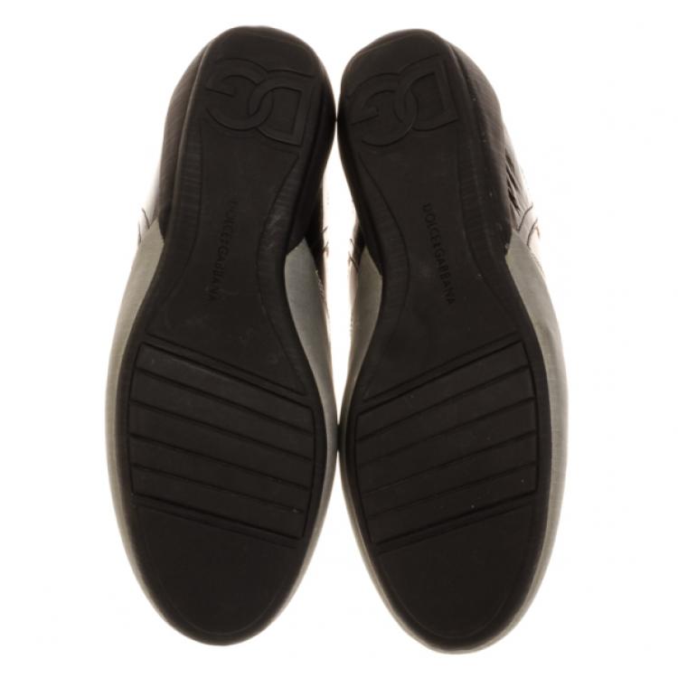 مملوكة مسبقًا Dolce and Gabbana Metallic Limited Edition Sneakers Size 42.5